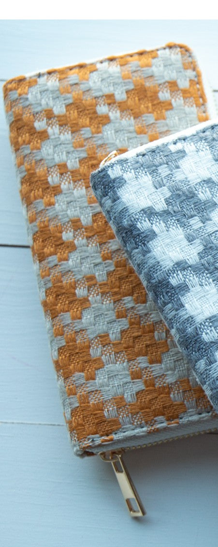 Houndstooth Wallet