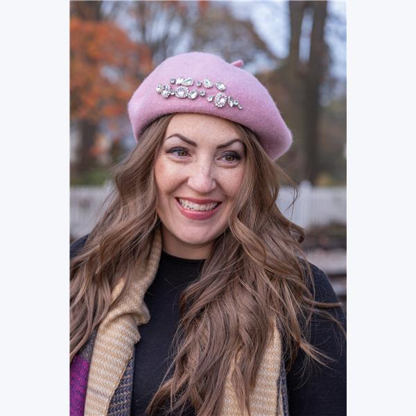 Bejeweled Beret