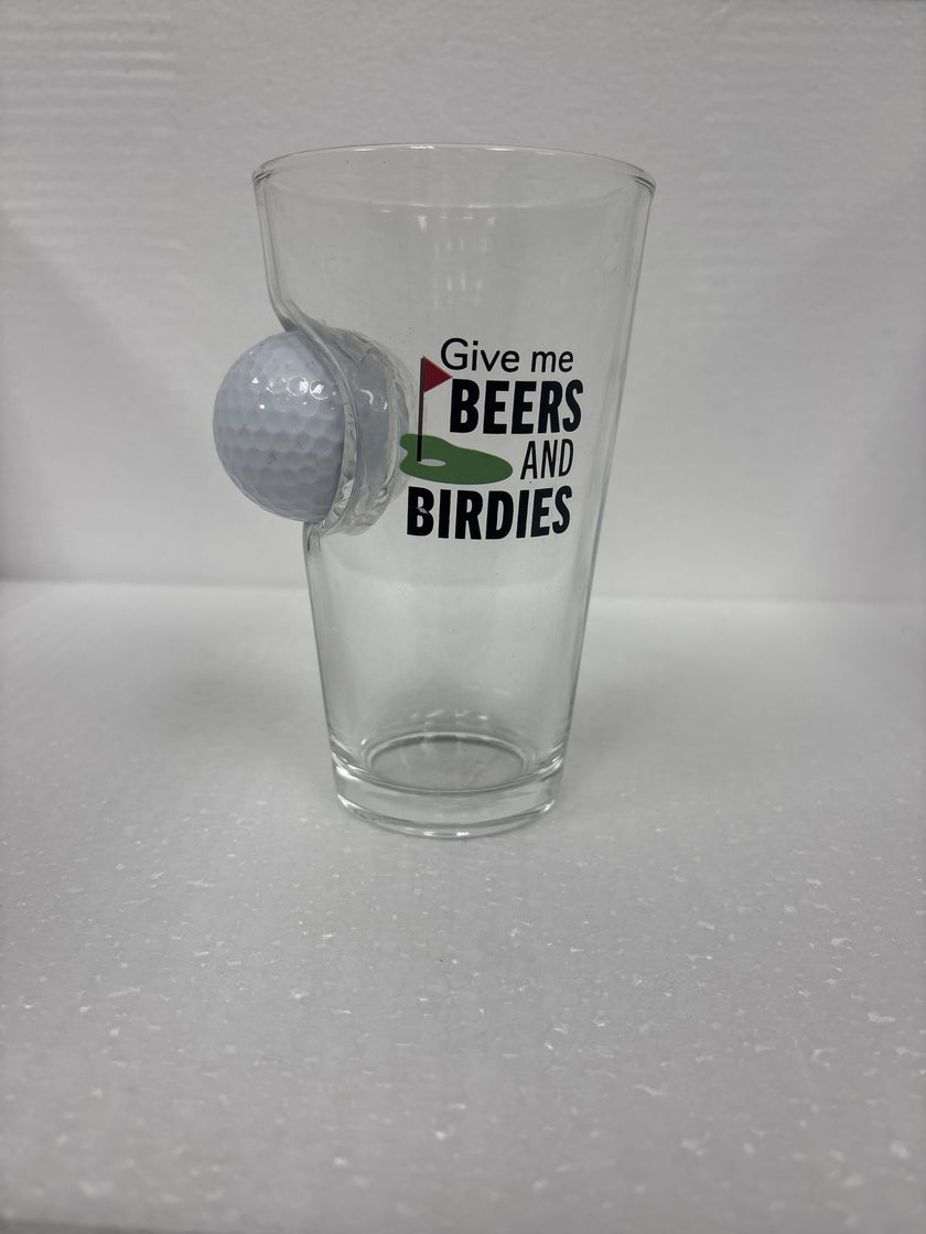 Golf Themed Drinking Glasses