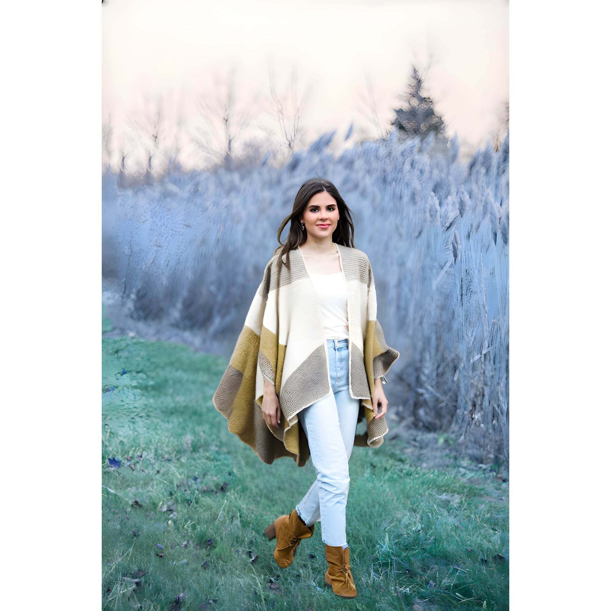 Reservable Color Blocked Wrap