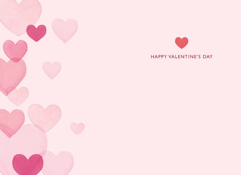 Love You Hearts Valentine's Day Card