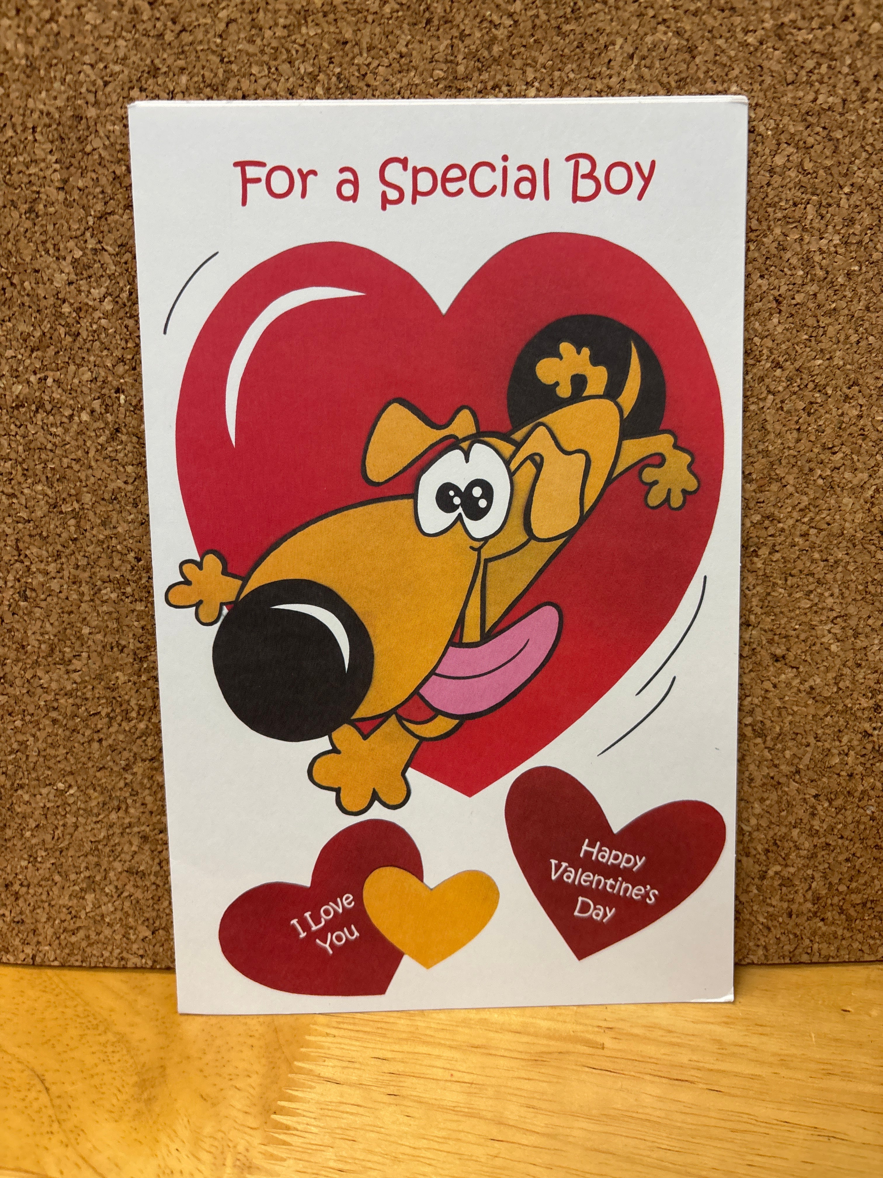 Valentine's card for Boy