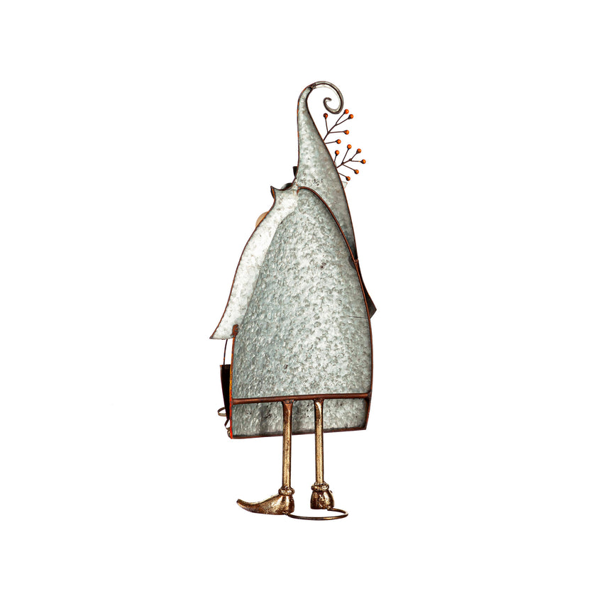 Give Thanks Gnome Metal Statuary