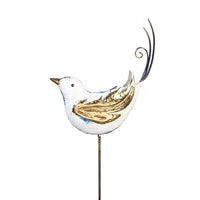 Metal Fancy Bird garden stake