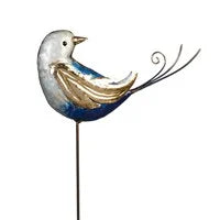 Metal Fancy Bird garden stake