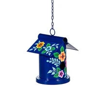 Vibrant Hand-Painted Bird House