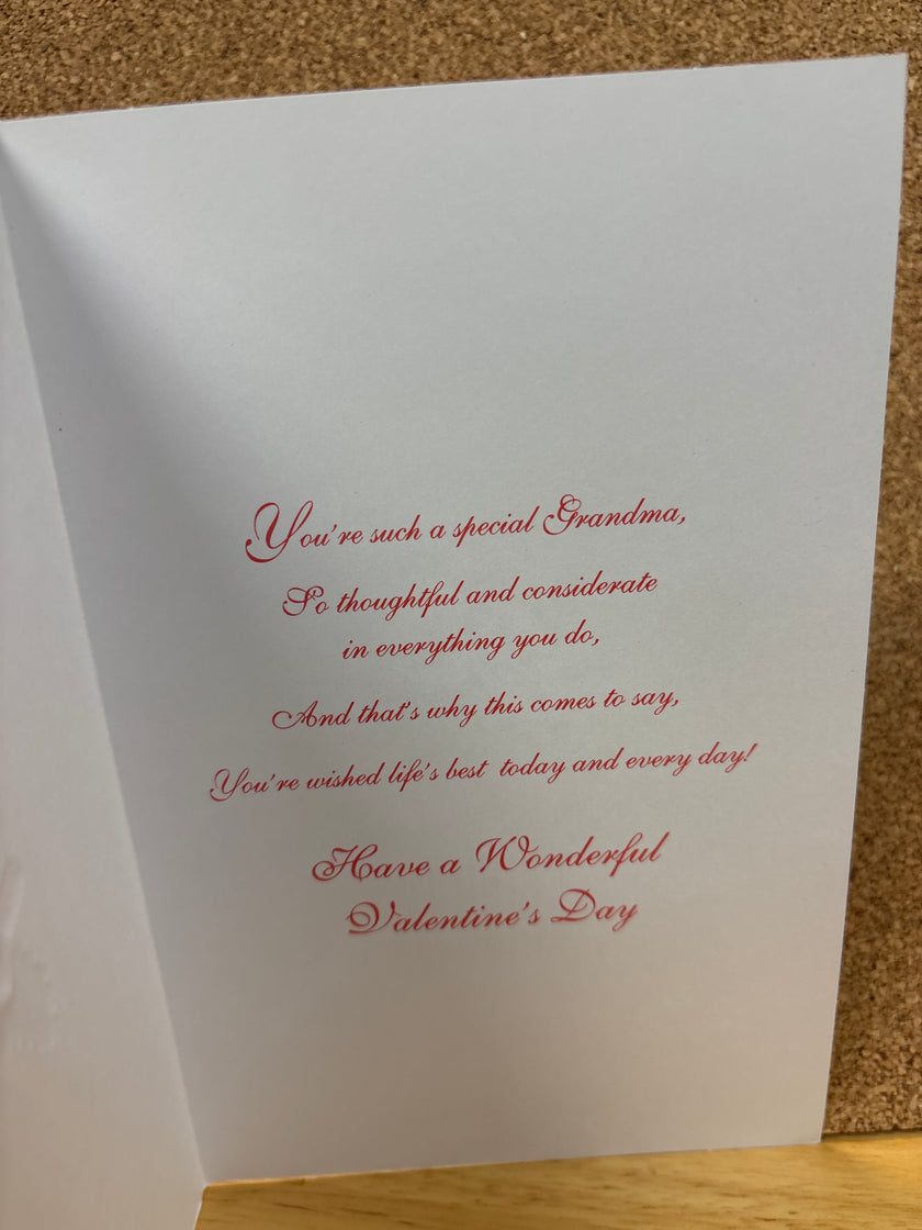 Valentine's card for Grandmother