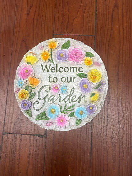 Floral Bouquet Garden Stones