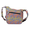 Nupouch Crossbody Antitheft Bag Navy Yellow Leaves