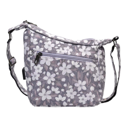 Nupouch Crossbody Anti-theft Bag Lilac in Bloom