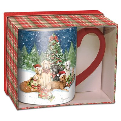 Holidogs 14oz Ceramic Boxed Mug