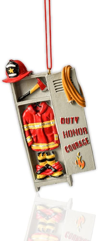 Police or Firefighter Locker Ornament