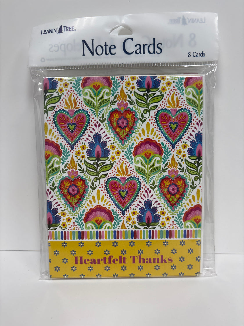 8 Note Cards and Envelopes