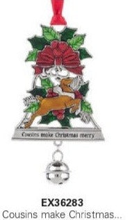 Winter Bouquet Bell Ornaments