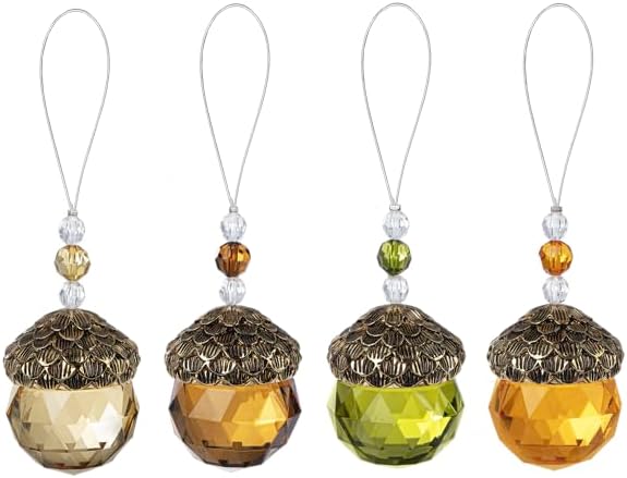 Crystal Expressions Fall Acorn Ornaments Suncatcher