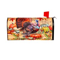 Thanksgiving turkey mailbox cover