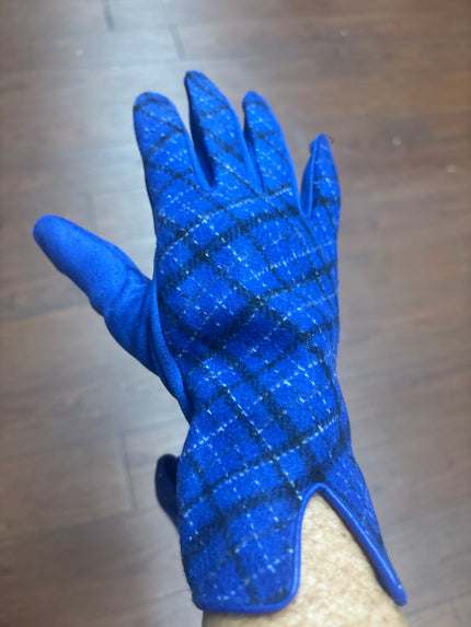 Plaid Ladies Gloves