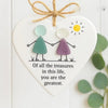 Sea Glass Friends Ornament