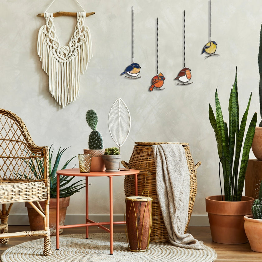 Stained Glass Bird Sun Catchers