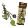 Chala Metal and Vegan Leather Bird Key Chain