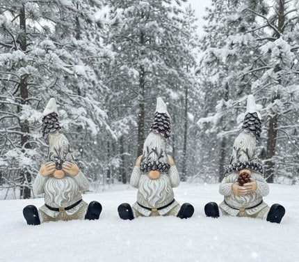 See Hear and Speak no Evil Garden Gnomes
