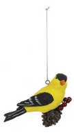 Bird on Pinecone Ornament