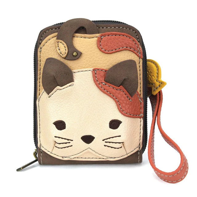 Chala Vegan Leather Cat Wallet Wristlet