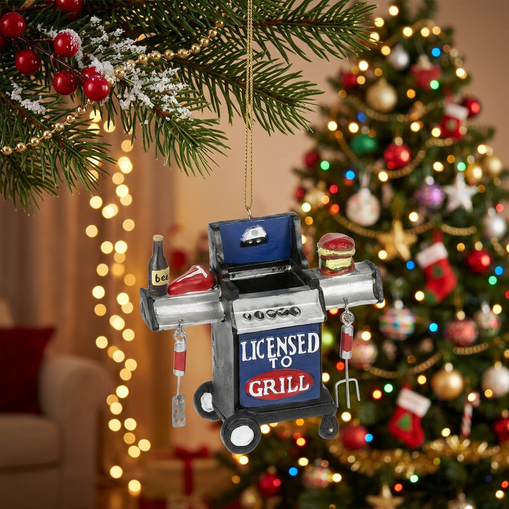 Licensed to Grill Ornament