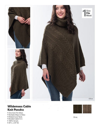 Wilderness Poncho and Winter Accessories Collection