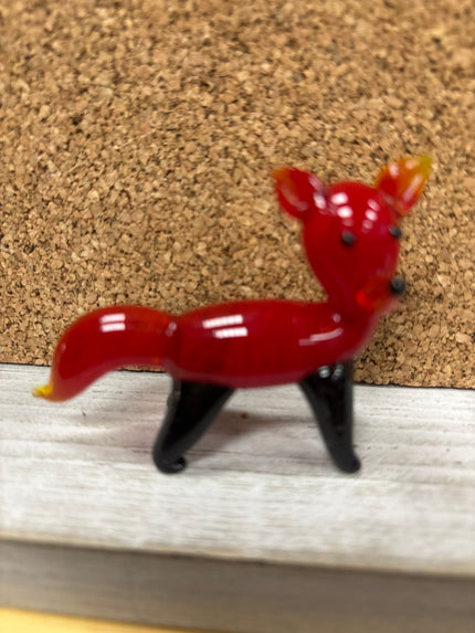 Glass Fox Figurine