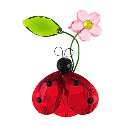Crystal expressions Wishing Ladybug with message card