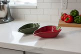 Red or Green Chili Pepper shaped bowls