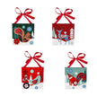 Christmas Folk Art Canvas Animal Pictures