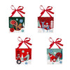 Christmas Folk Art Canvas Animal Pictures