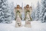 Holiday Praying Angels Figures