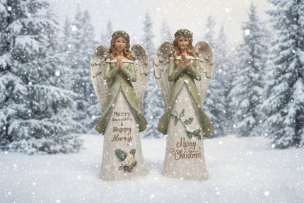 Holiday Praying Angels Figures
