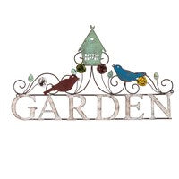 Bird and Birdhouse Metal Wall Décor, 