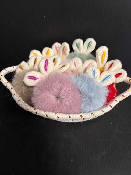 Bunny ear hair tie