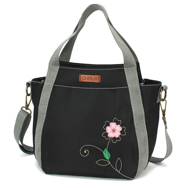 Chala Nylon/vegan leather Hummingbird bag