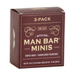 San Francisco Soap Co. Man Bar Mini's Exotic Musk and Sandalwood