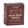 San Francisco Soap Co. Man Bar Mini's Exotic Musk and Sandalwood
