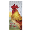 Rise And Shine Printed Dishtowel