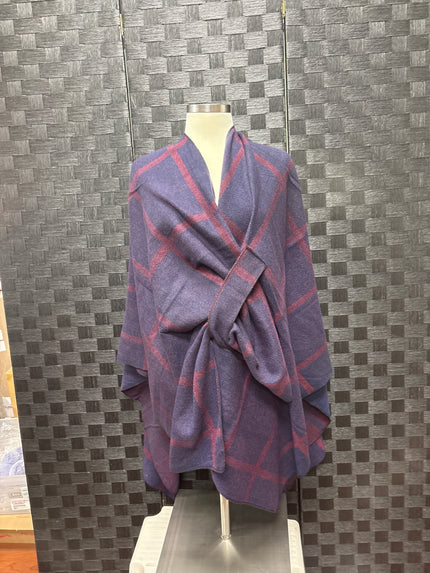 Windowpane Poncho