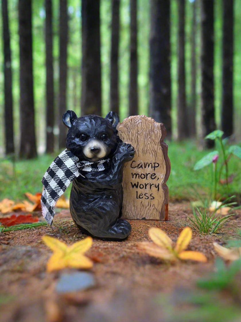 Resin Bear with cute messages