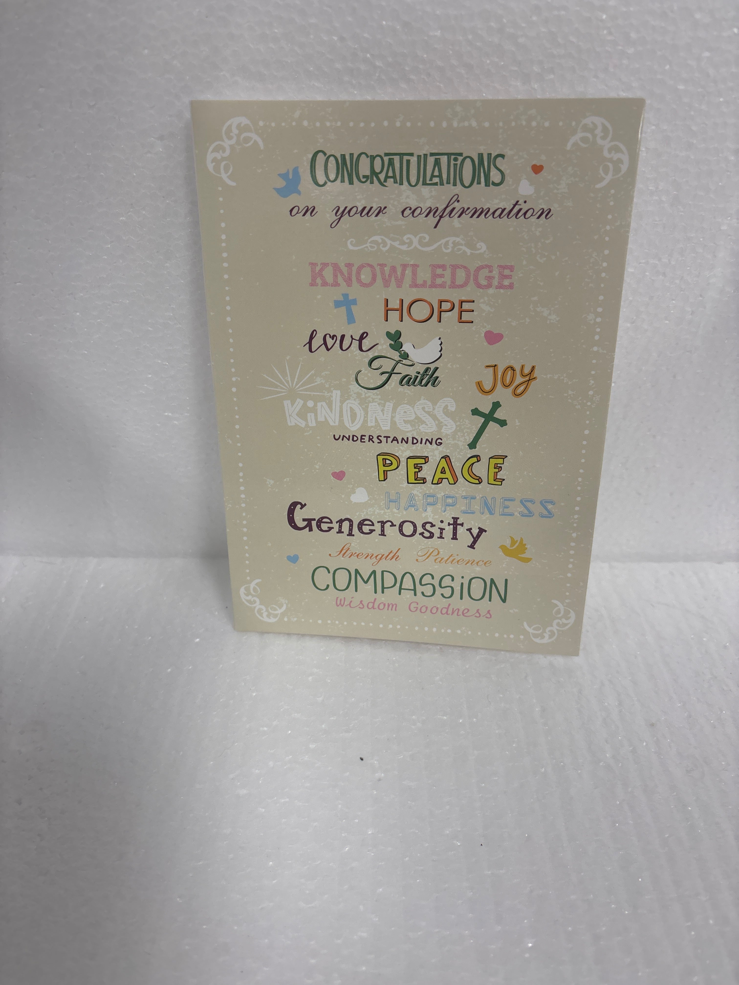 Confirmation Card