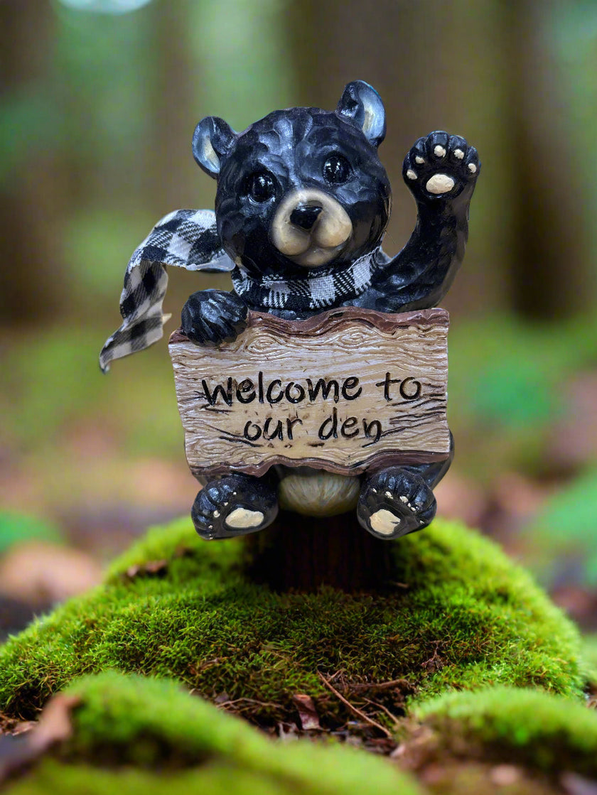 Resin Bear with cute messages