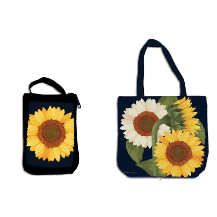 Sunflower Compact tote bag