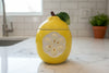 Lemon kitchen covered jar