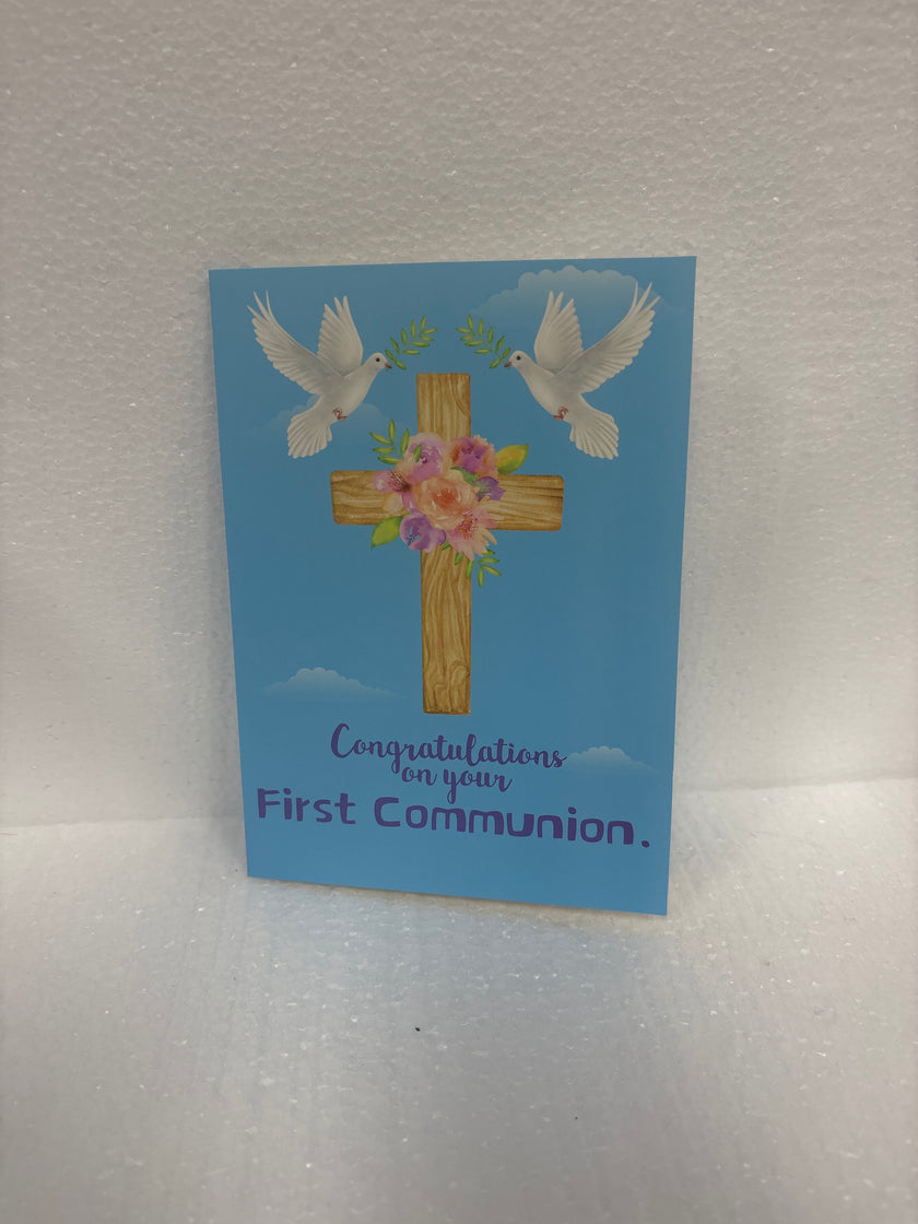 First Holy Communion Card