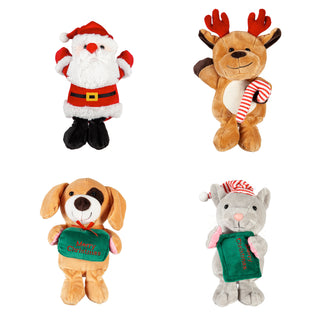 7" Bean Bag Plush Christmas Character with Sound